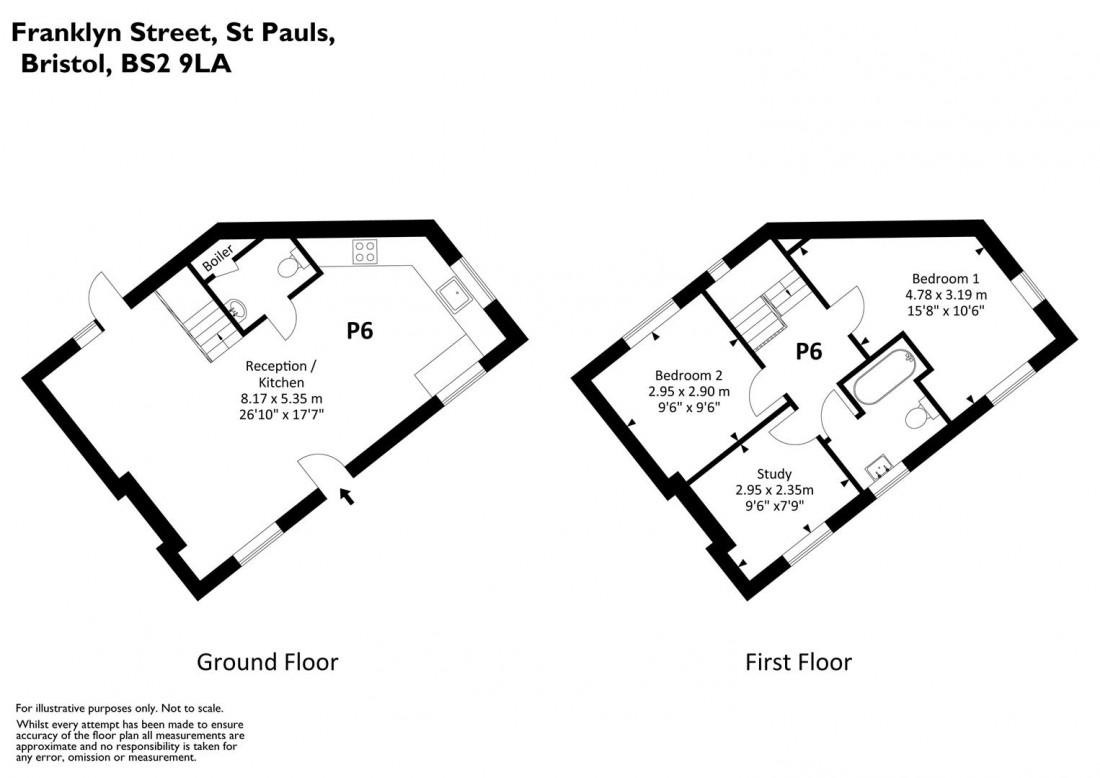 Floorplan for Franklyn Street, St Pauls