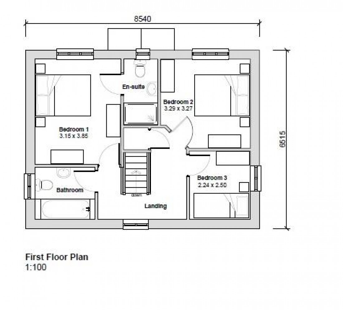 Floorplan for BUILDING PLOT - BRIDGWATER