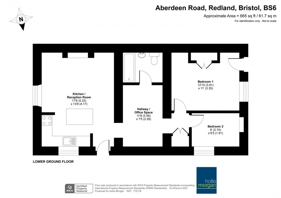 Floorplan for Aberdeen Road, Redland