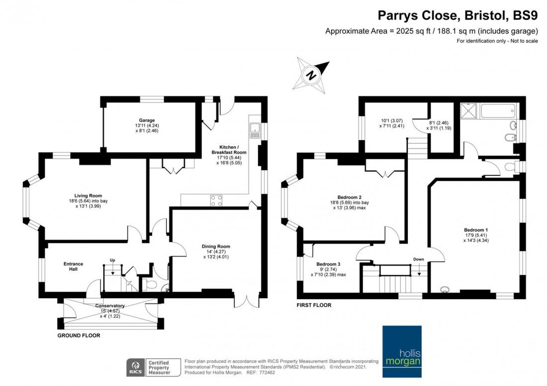 Floorplan for DETACHED FOR UPDATING - STOKE BISHOP