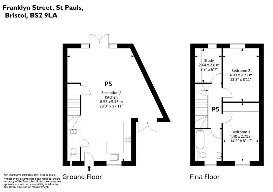 Floorplan for Franklyn Street, St Pauls