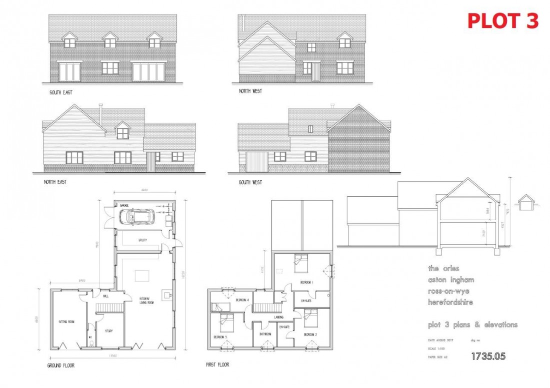 Floorplan for 3 PLOTS - EDGE OF VILLAGE