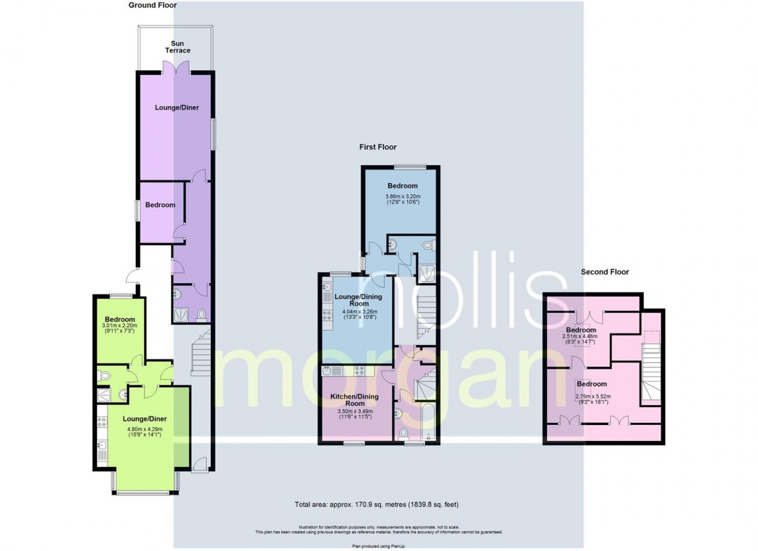 Floorplan for FREEHOLD BLOCK OF FLATS - KINGSWOOD