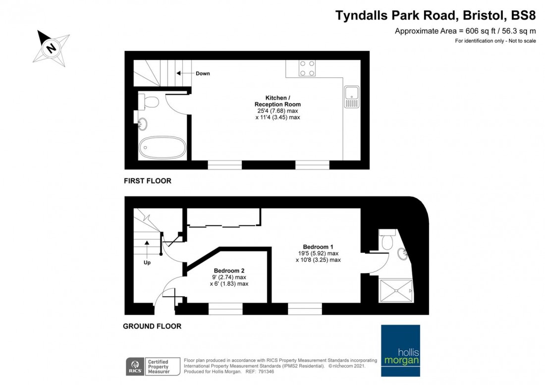 Floorplan for Tyndalls Park Road, Clifton