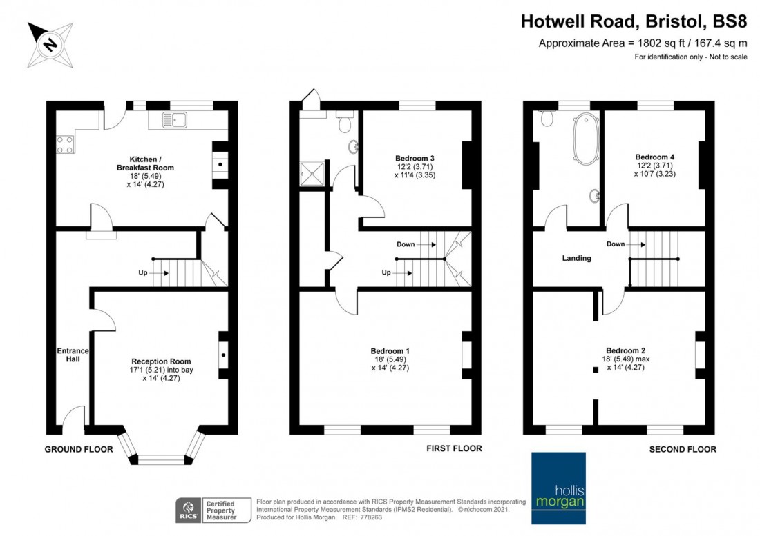 Floorplan for Hotwell Road, Hotwells