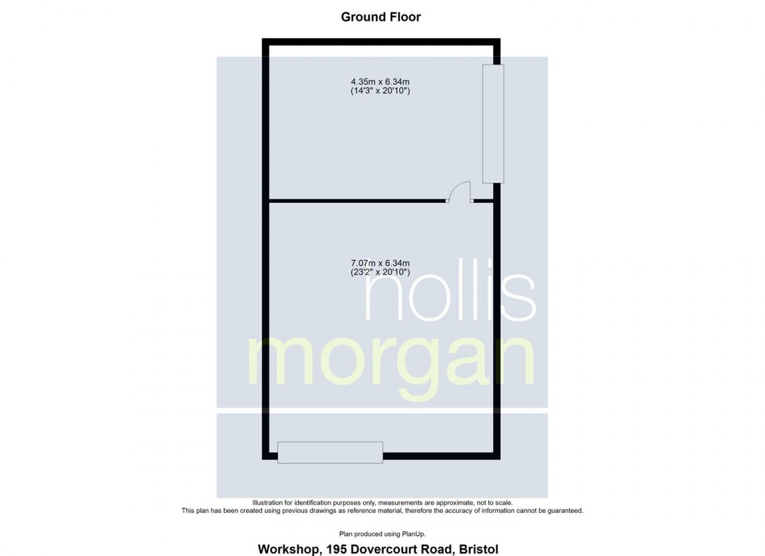 Floorplan for DETACHED WORKSHOP - HORFIELD