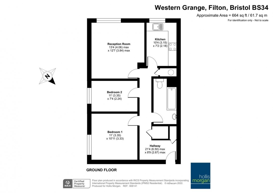 Floorplan for FLAT FOR UPDATING - FILTON