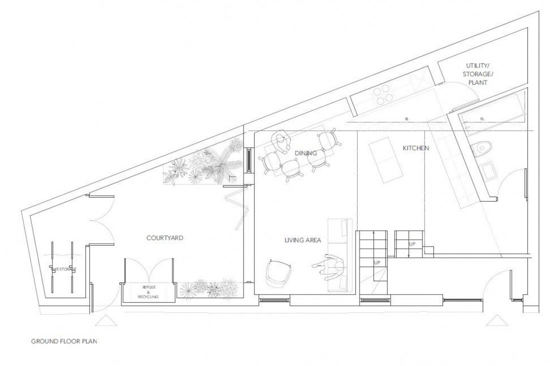 Floorplan for PLANNING GRANTED - 2 BED HOUSE