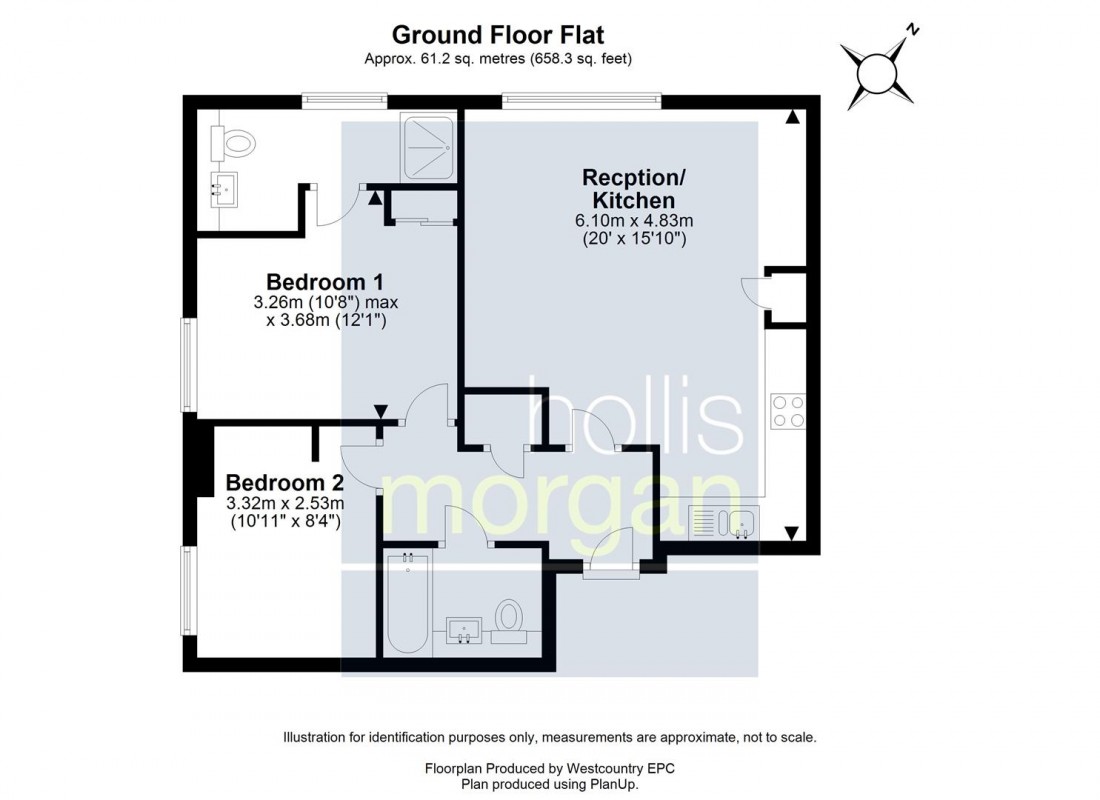 Floorplan for HARBOUR FLAT WITH PARKING