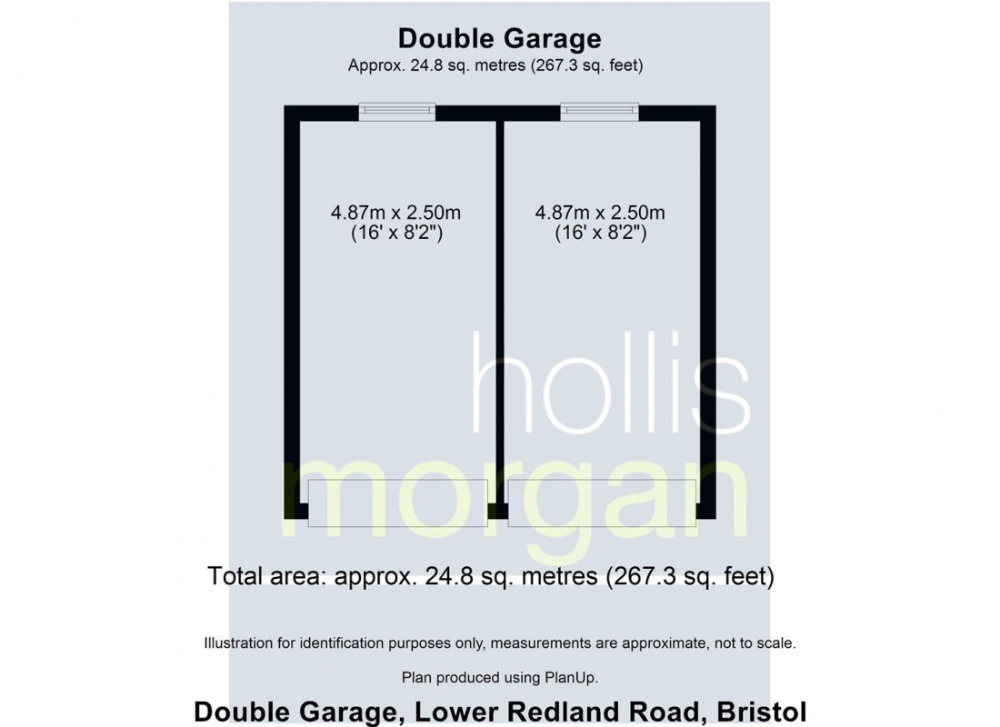 Floorplan for DOUBLE GARAGE - WHITELADIES ROAD