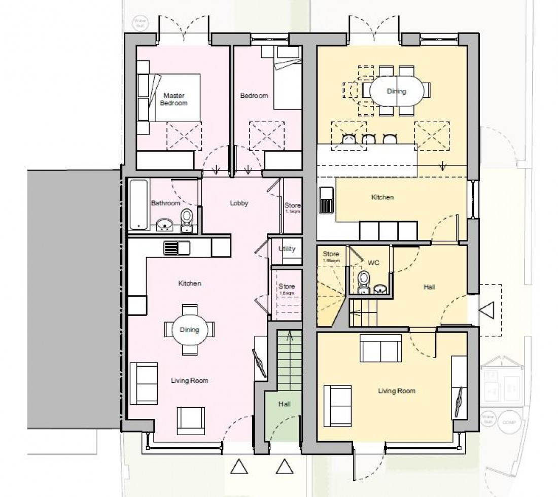 Floorplan for HOUSE + PLOT COMBO - BS4