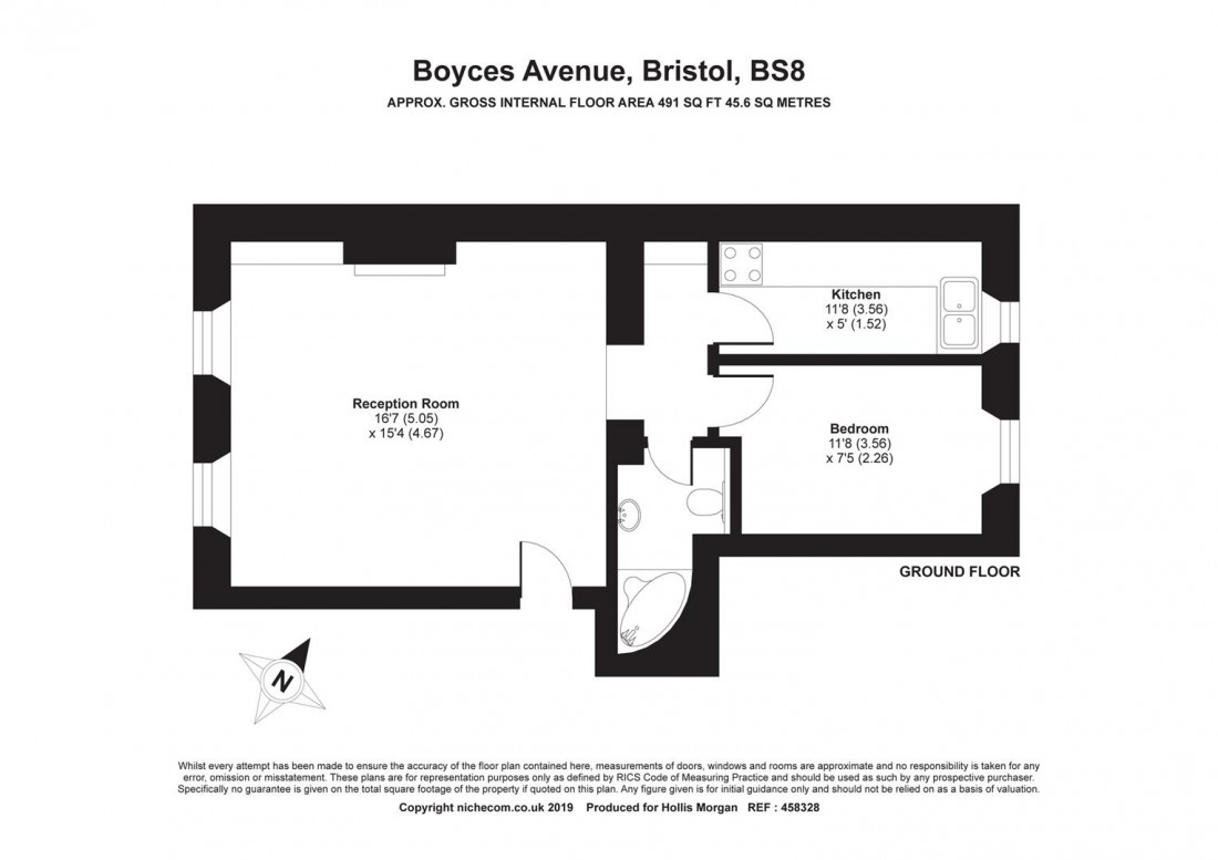 Floorplan for Boyces Avenue, Clifton