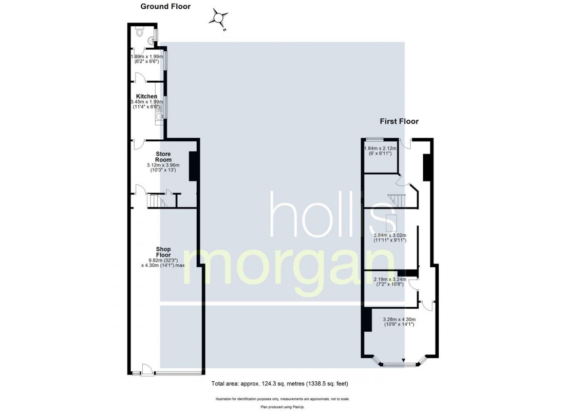 Floorplan for SHOP WITH VACANT UPPERS - KINGSWOOD