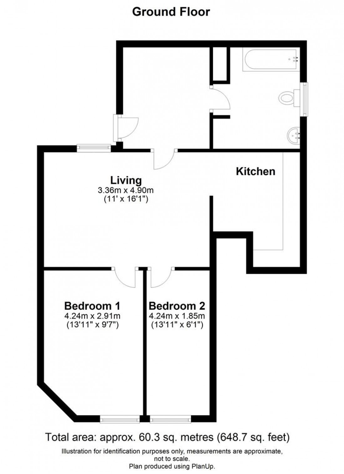 Floorplan for Glenfrome Road, St. Werburghs