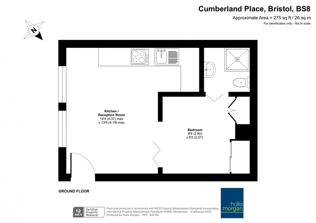 Floorplan for Cumberland Place, Hotwells