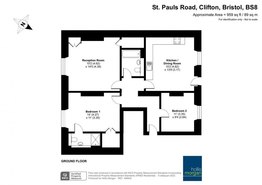 Floorplan for St. Pauls Road, Clifton