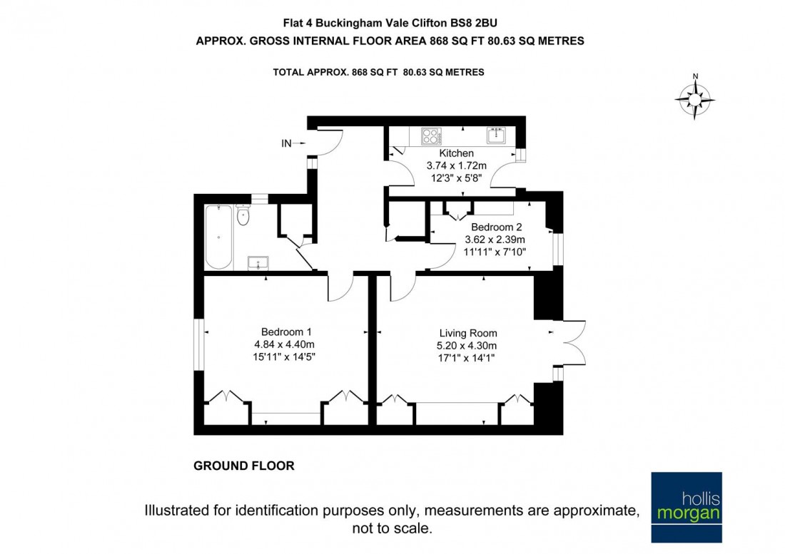 Floorplan for Buckingham Vale, Clifton