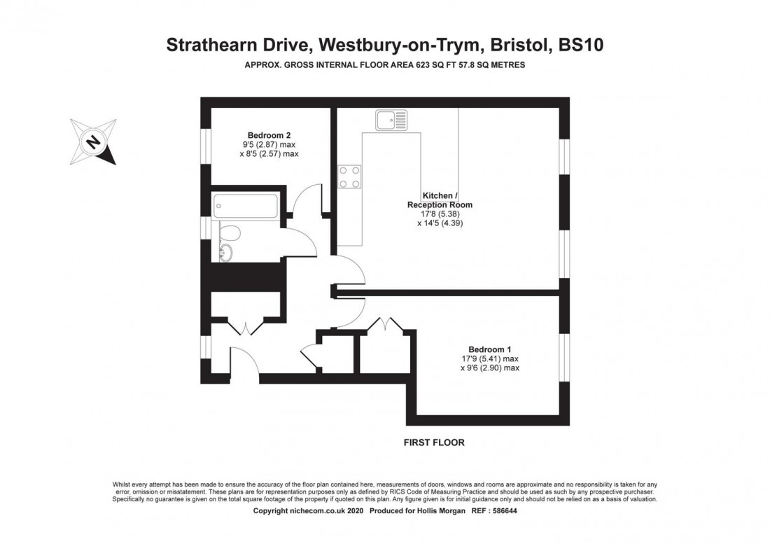 Floorplan for Strathearn Drive, Westbury-On-Trym