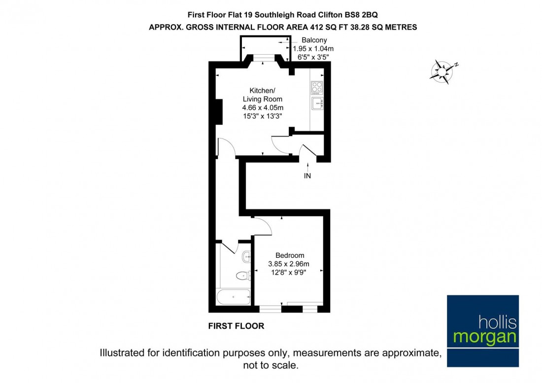 Floorplan for Southleigh Road, Clifton