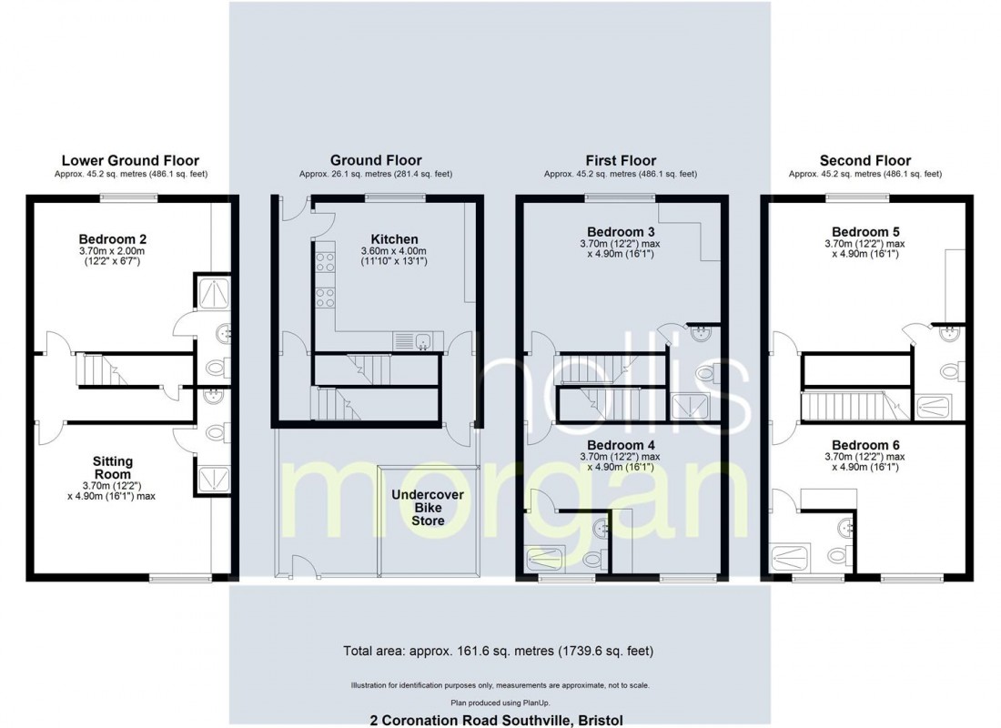 Floorplan for 5 BED HMO |  BS3