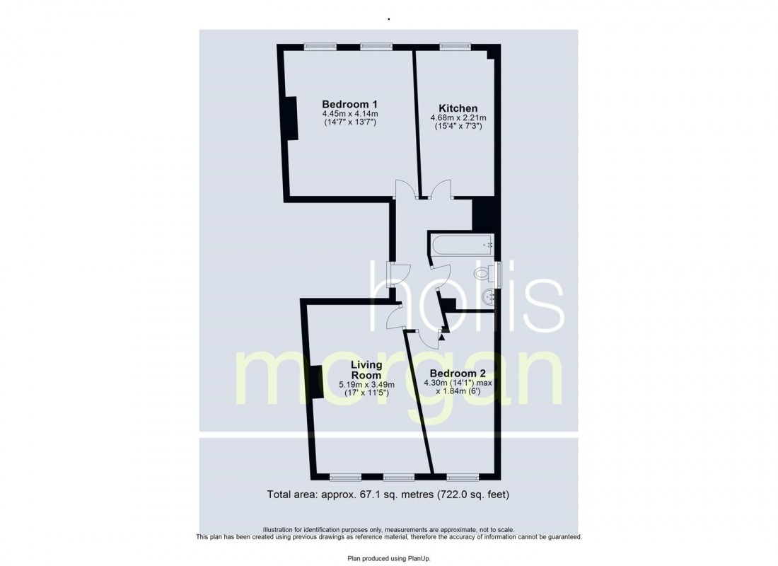 Floorplan for FLAT FOR UPDATING | CLIFTON VILLAGE