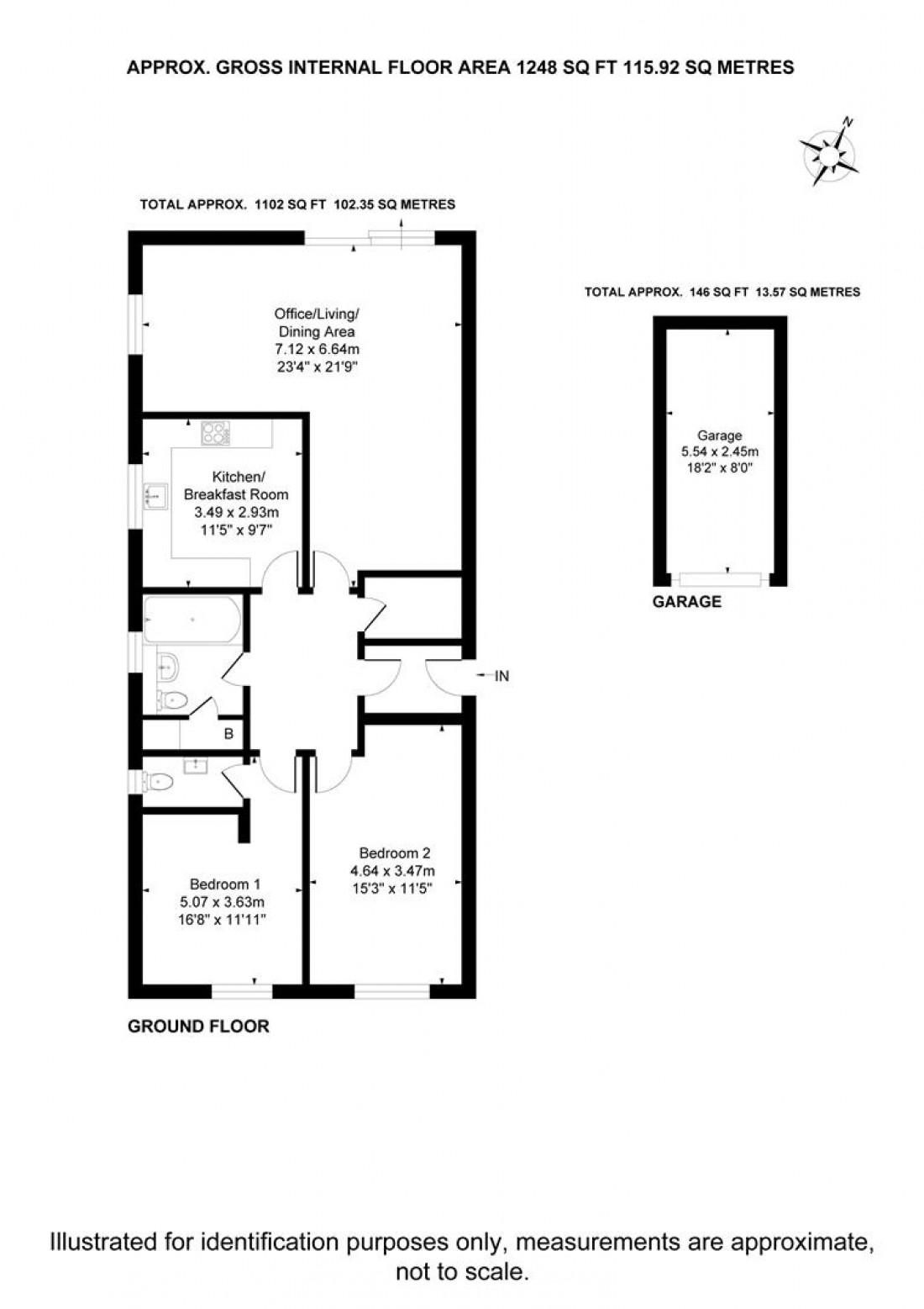 Floorplan for Knoll Hill, Sneyd Park