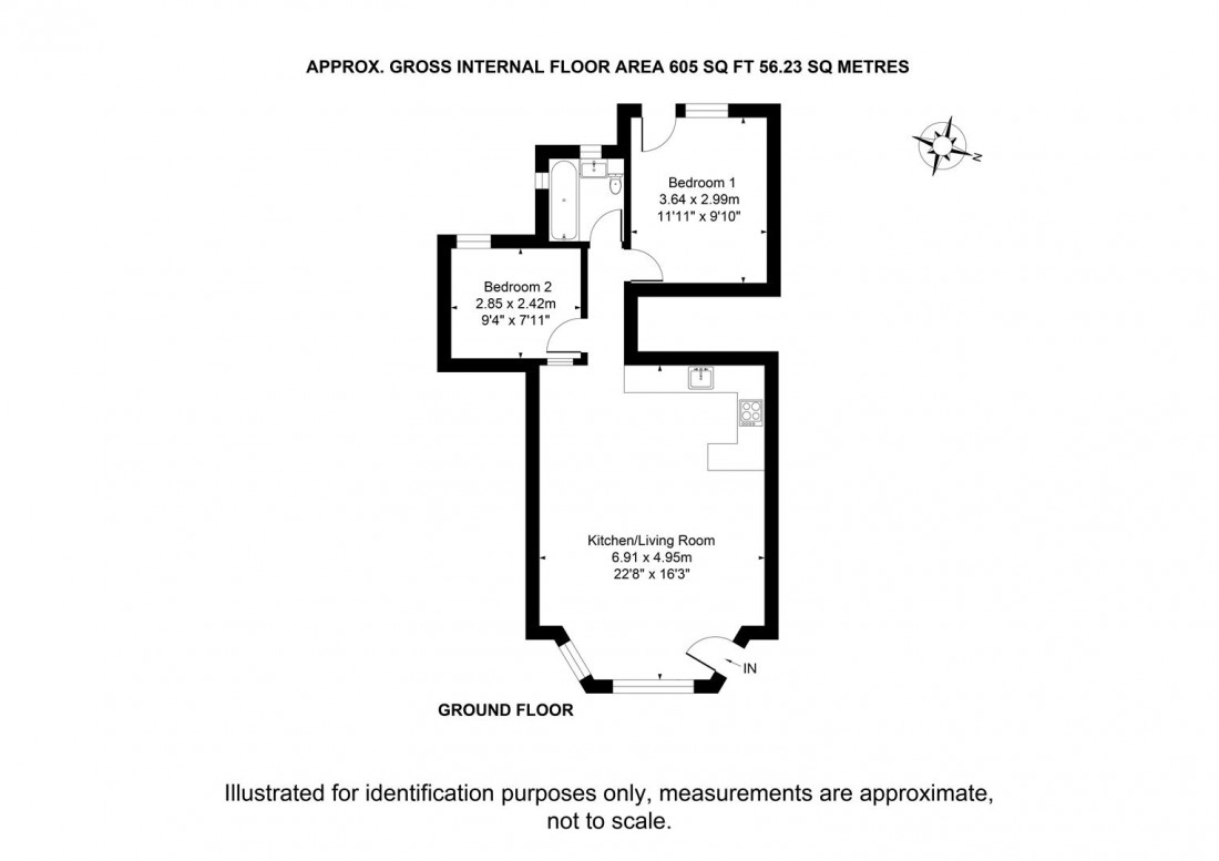 Floorplan for Pembroke Road, Clifton