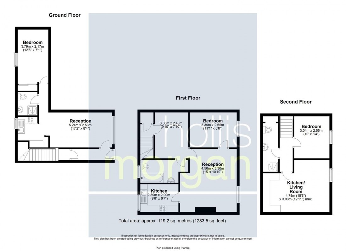 Floorplan for FREEHOLD BLOCK OF FLATS | £12K PA
