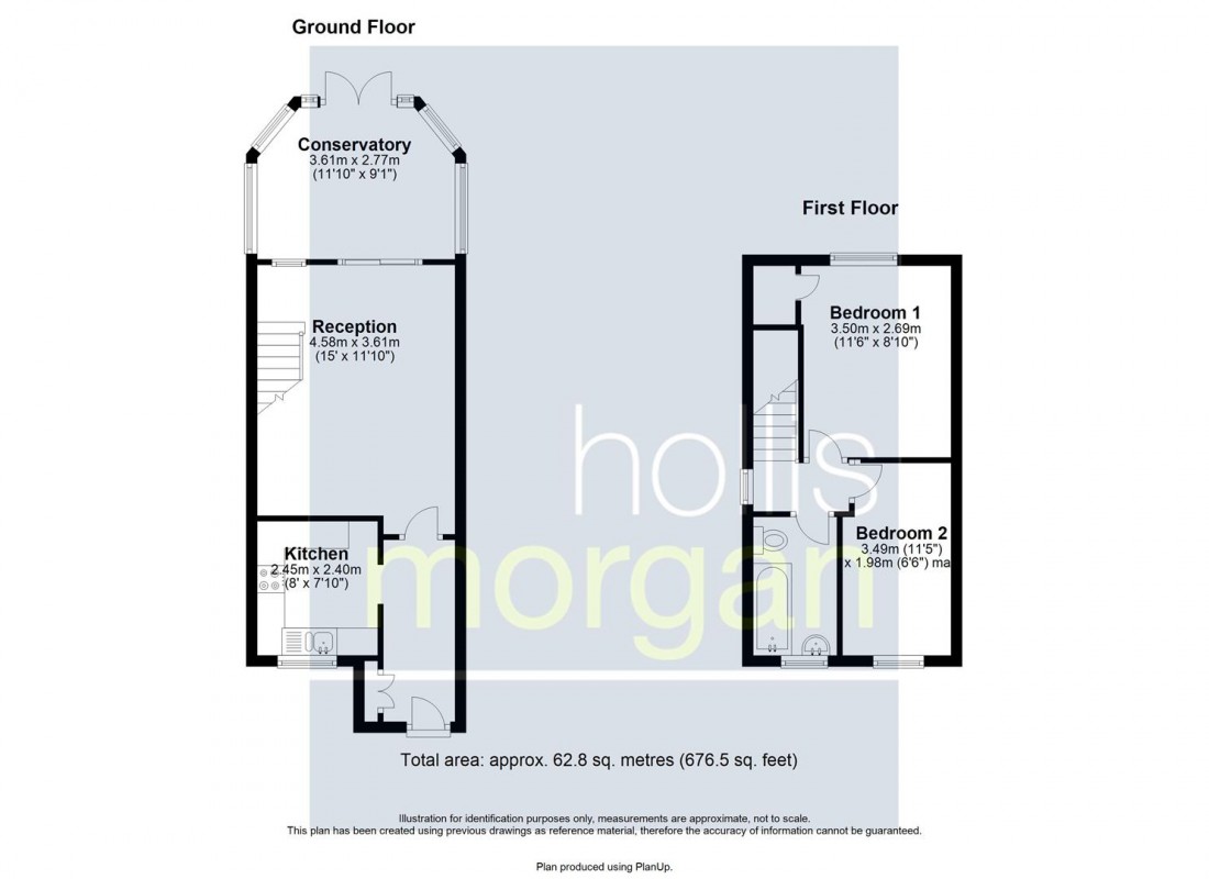 Floorplan for 2 BED SEMI | HANHAM