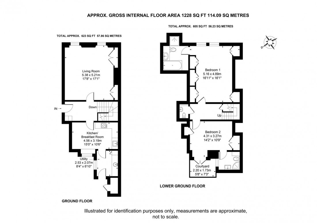 Floorplan for Dowry Square, Hotwells
