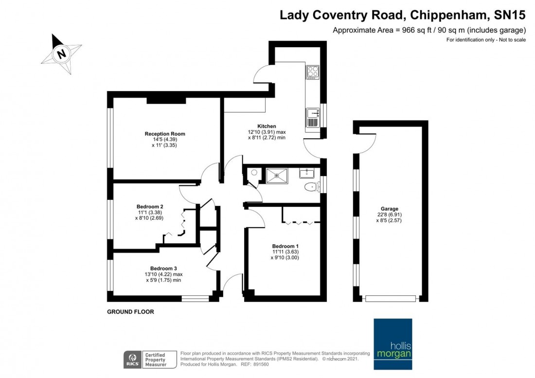 Floorplan for DETACHED BUNGALOW FOR UPDATING
