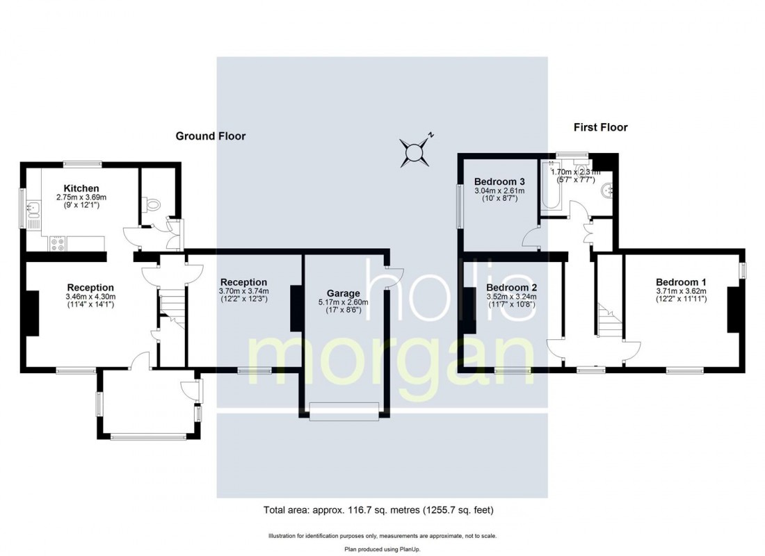 Floorplan for HOUSE WITH LARGE GARDEN - HANHAM