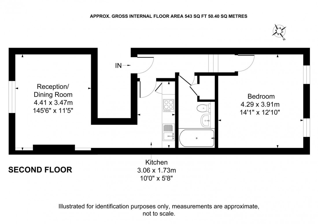 Floorplan for Sussex Place, Montpelier