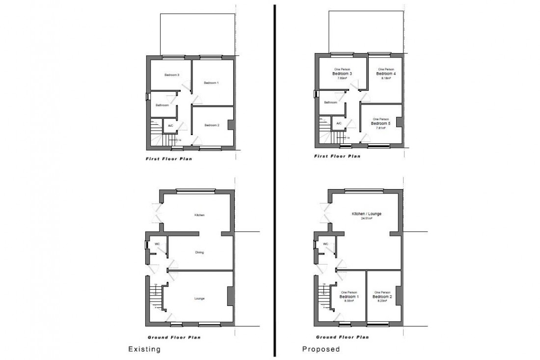 Floorplan for PLANNING | 5 BED HMO | BS7