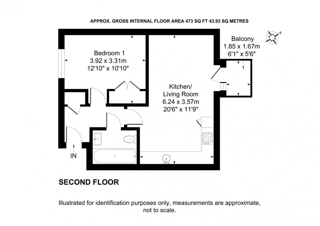 Floorplan for Barton Vale, St Philips