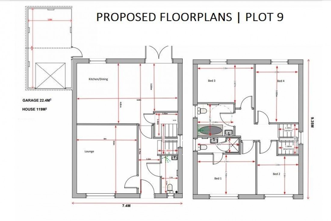 Floorplan for PLANNING GRANTED - 9 UNITS