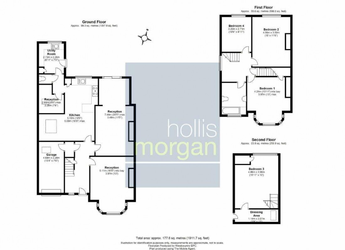 Floorplan for Old Sneed Avenue, Stoke Bishop