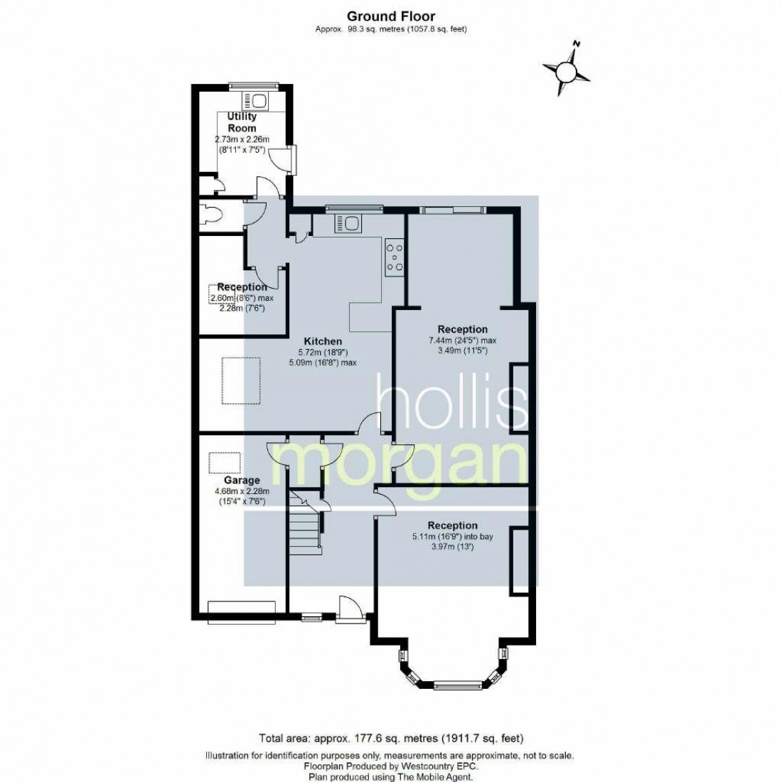 Floorplan for Old Sneed Avenue, Stoke Bishop