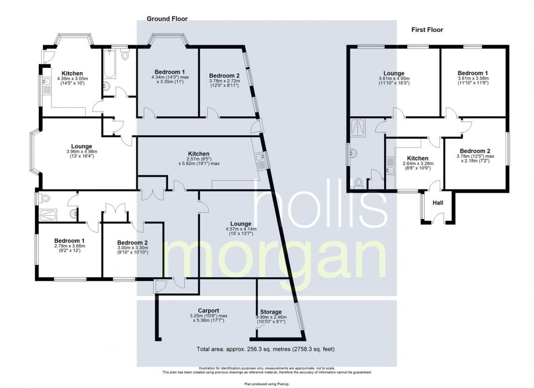 Floorplan for DETACHED | 3 FLATS | PLANNING | GL16