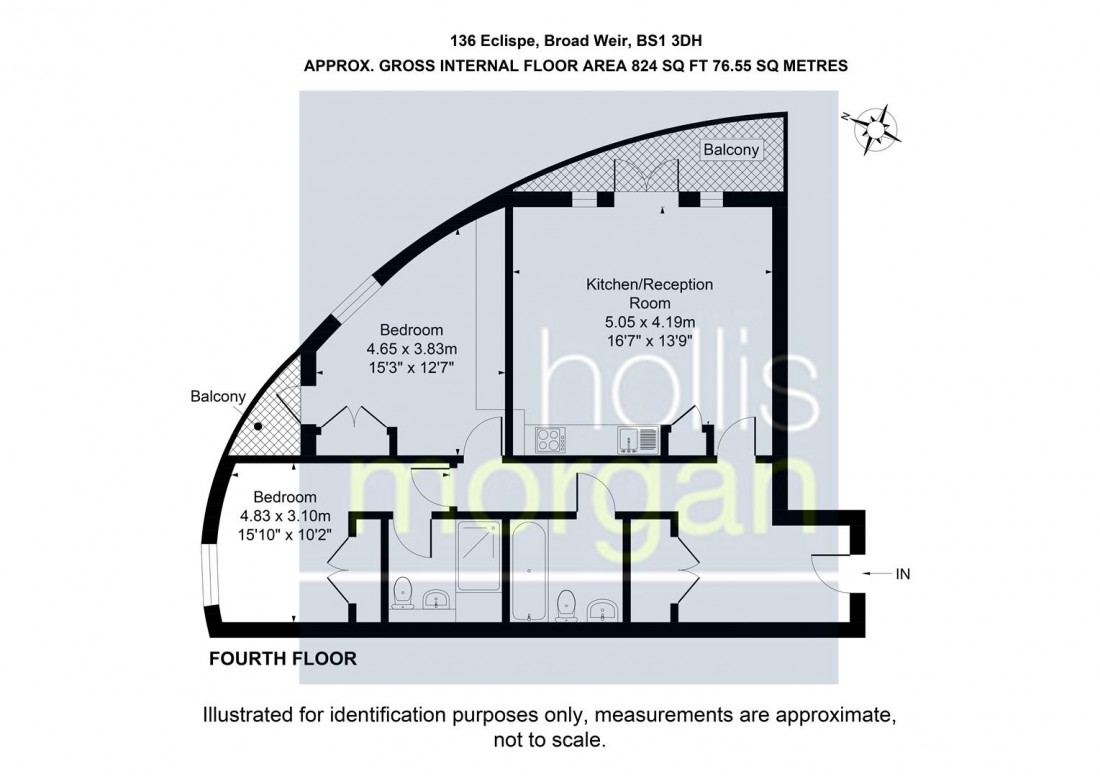 Floorplan for Broad Weir, City Centre