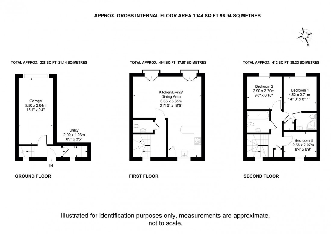 Floorplan for Amis Walk, Horfield