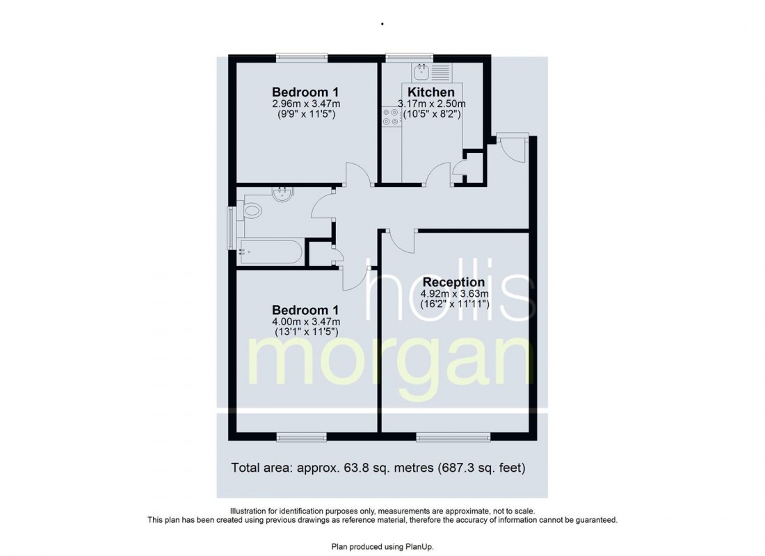 Floorplan for FLAT | CASH | CHELTENHAM
