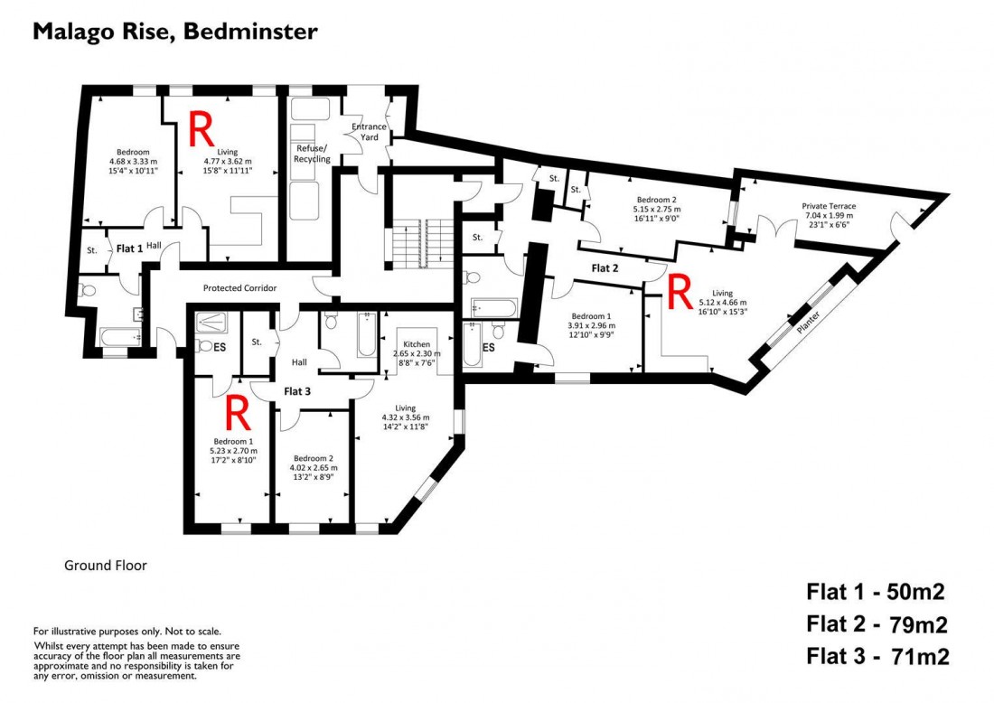 Floorplan for Malago Rise, Bedminster