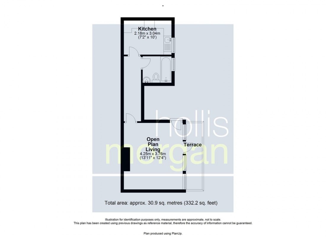 Floorplan for STUDIO | BALCONY | UPDATING | BS6