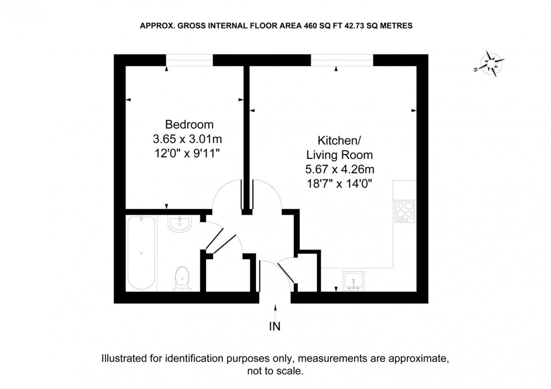 Floorplan for Barleyfields, Old Market