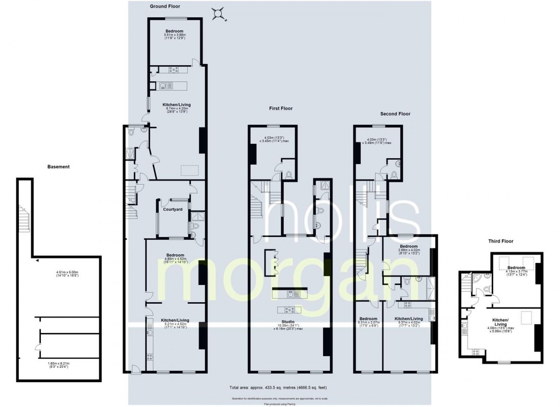 Floorplan for BLOCK x 5 FLATS | BS2