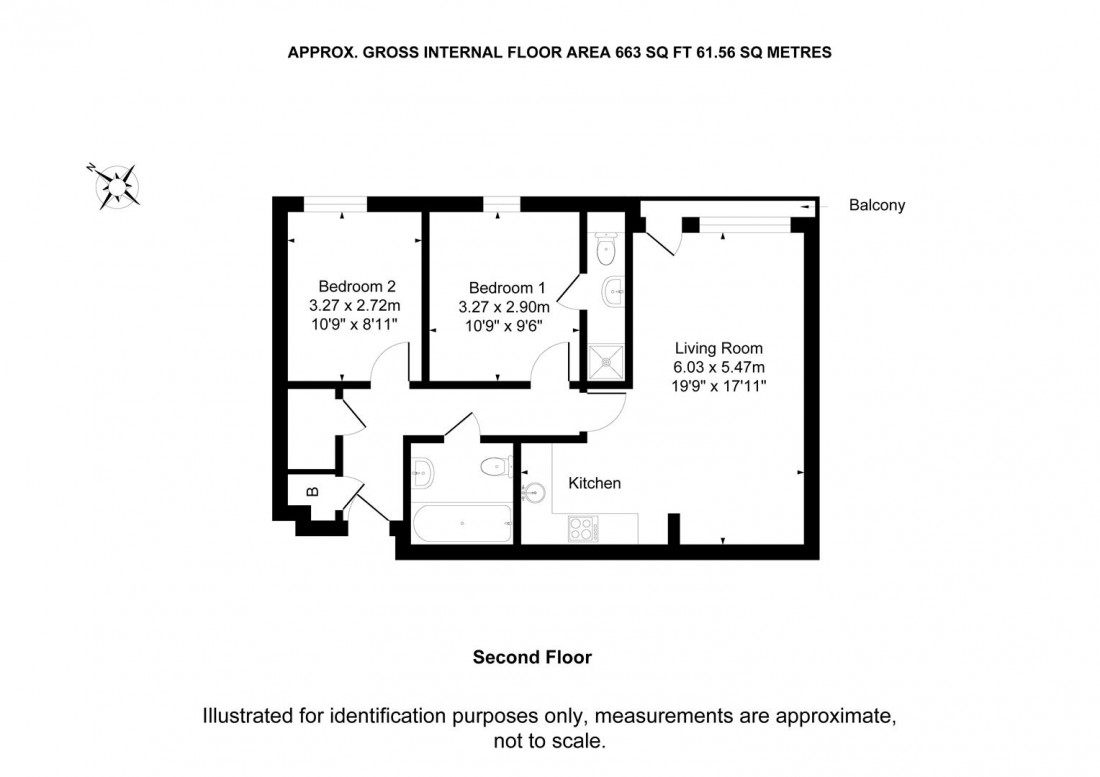 Floorplan for Barleyfields, Bristol