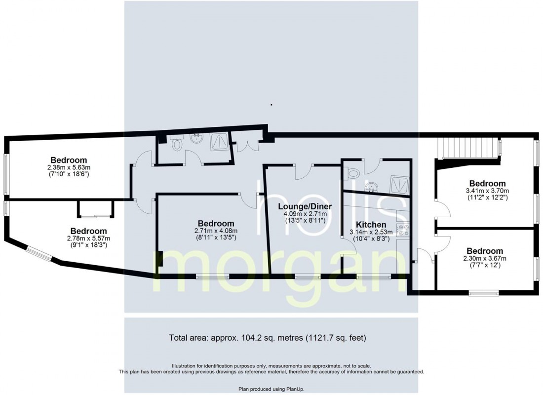 Floorplan for 5 BED | 2 BATH | UPDATING | BS5