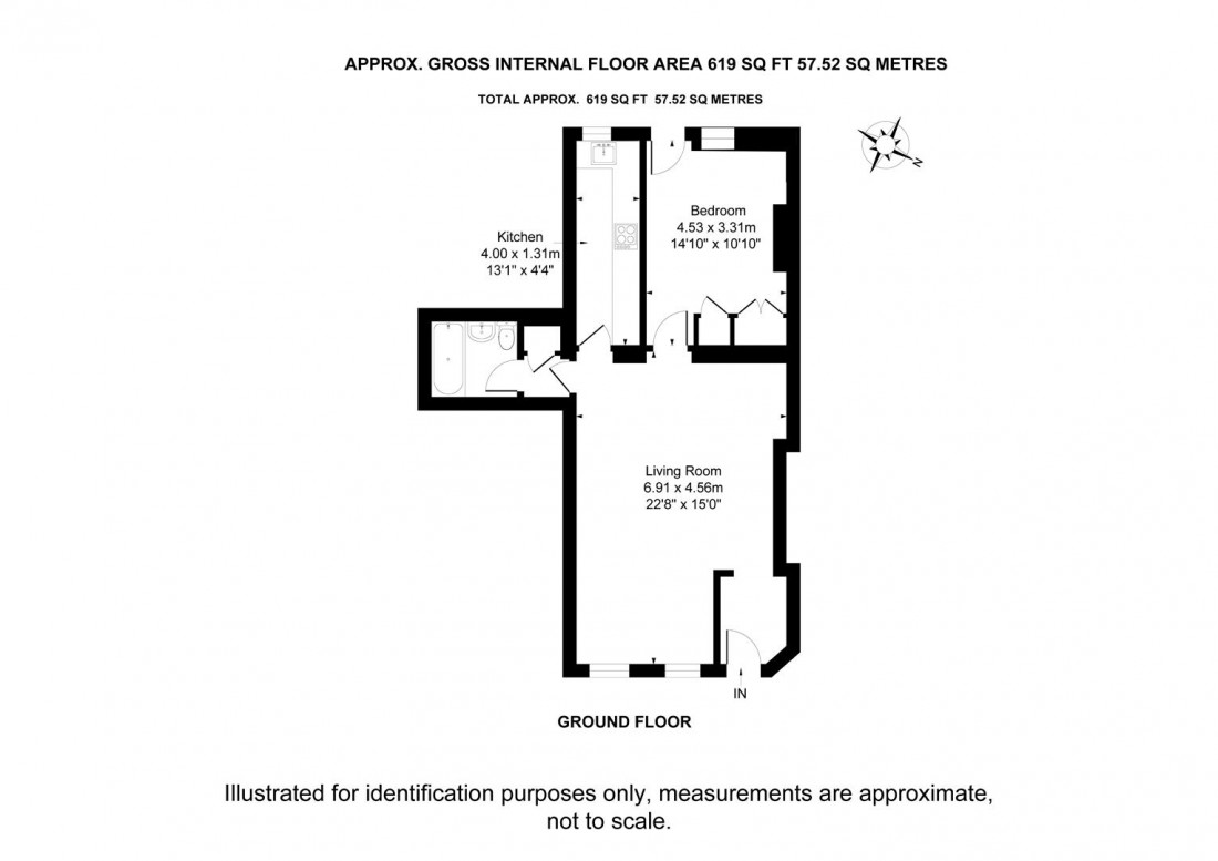 Floorplan for Pembroke Road, Clifton