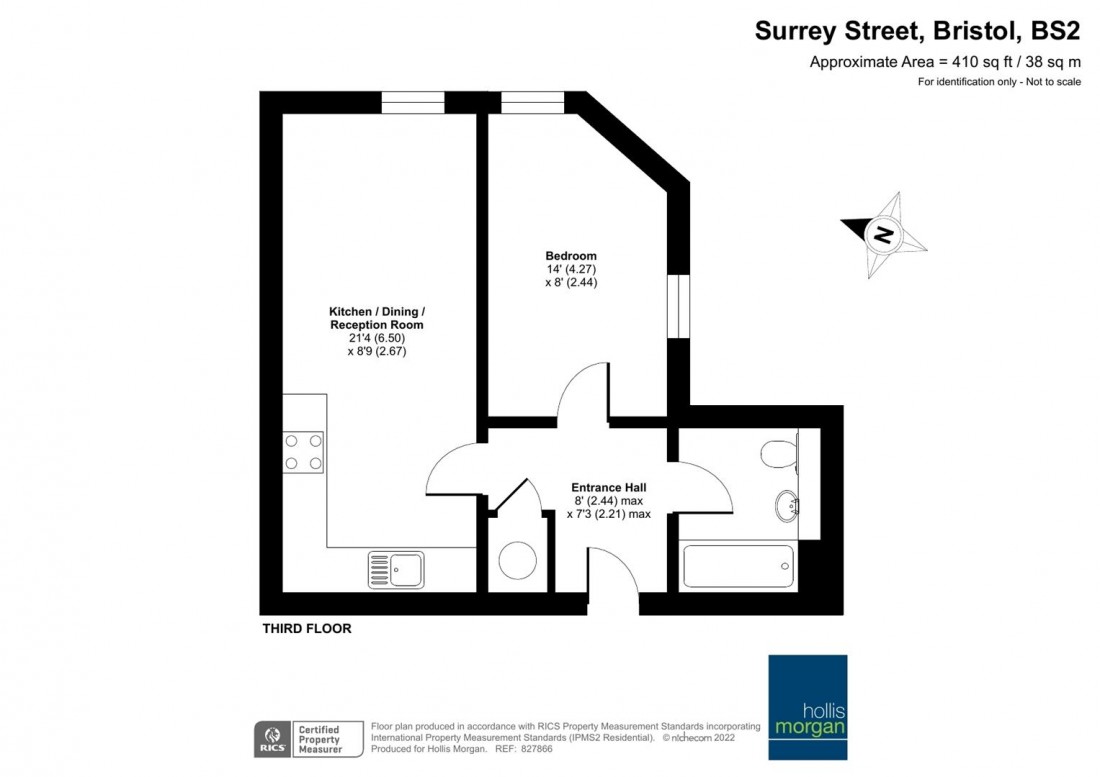 Floorplan for Surrey Street, BS2